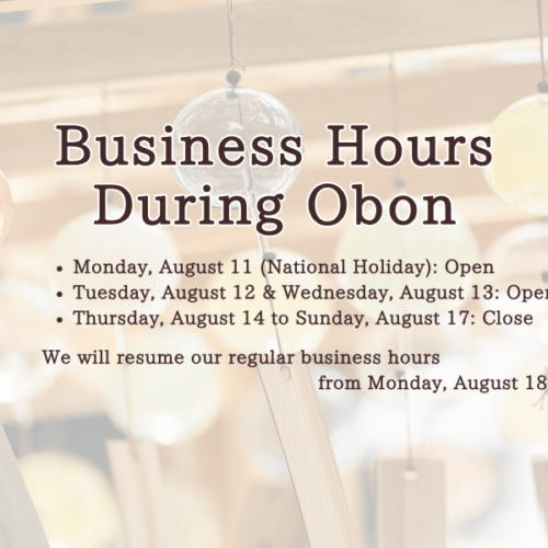 Business Hours During Obon