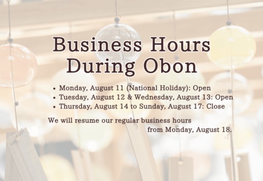 Business Hours During Obon